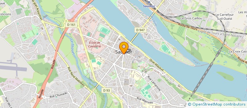 localisation de l'entreprise LE RALLYE  SAUMUR