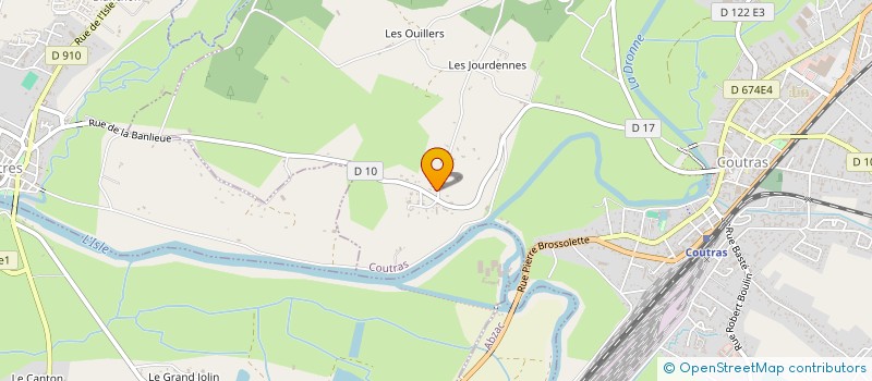 localisation de l'entreprise LE RALLYE DE L'AUDACE à COUTRAS