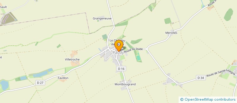 localisation de l'entreprise LE RALLYE DES PRINCES à PAUDY
