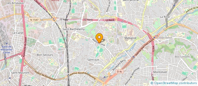 localisation de l'entreprise LE RAMA  MARSEILLE