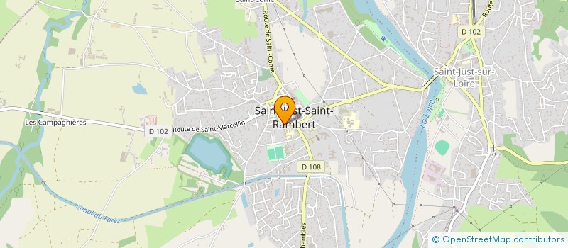 localisation de l'entreprise LE RAMBERTOIS à SAINT-JUST-SAINT-RAMBERT