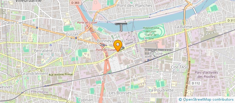localisation de l'entreprise LE RAMEQUIN à VILLEURBANNE