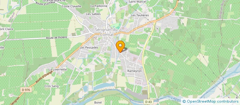 localisation de l'entreprise LE RAMEYRON  SERIGNAN-DU-COMTAT