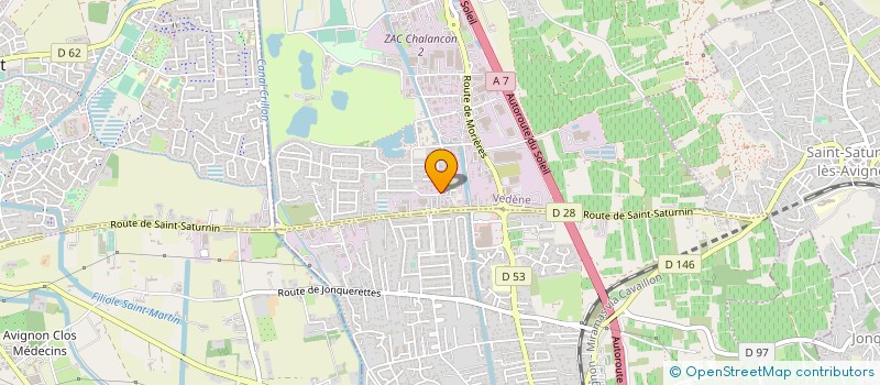 localisation de l'entreprise LE RAMIER  VEDENE