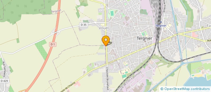 localisation de l'entreprise LE RAMIERS TERNOIS à TERGNIER