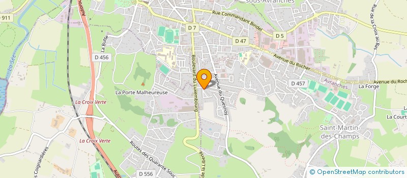 localisation de l'entreprise LE RAMONEUR FRANCAIS  AVRANCHES