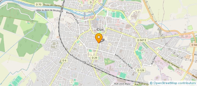 localisation de l'entreprise LE RAMUNTCHO à DAX