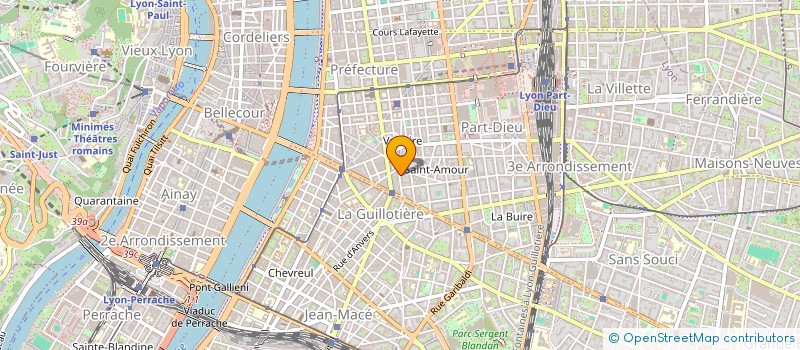 localisation de l'entreprise LE RANCARD  LYON