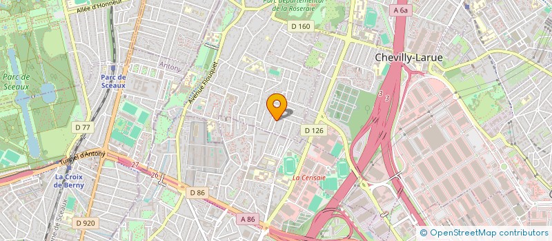 localisation de l'entreprise LE RANCH  L'HAY-LES-ROSES