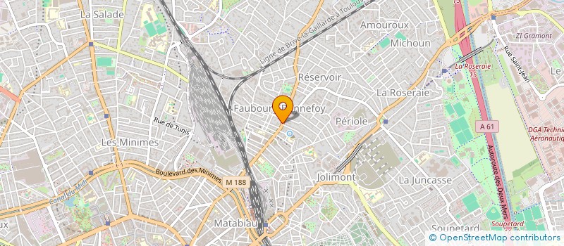 localisation de l'entreprise LE RANCH à TOULOUSE