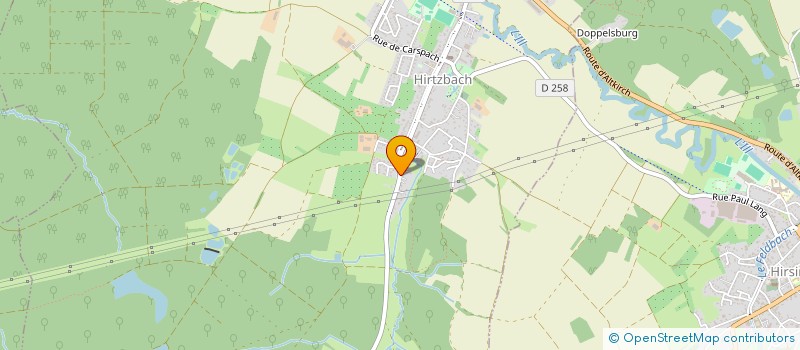 localisation de l'entreprise LE RANCH  HIRTZBACH