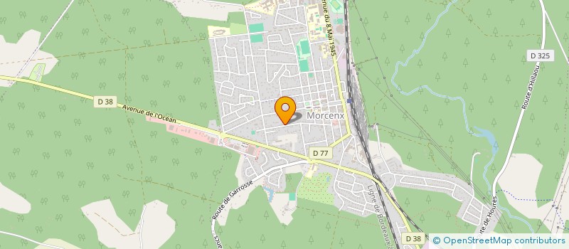 localisation de l'entreprise LE RANCH  MORCENX-LA-NOUVELLE