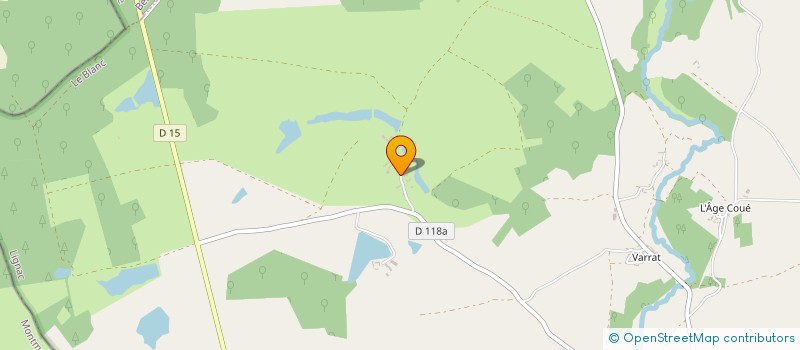 localisation de l'entreprise LE RANCH DE SAINT OPRIANT à LIGNAC