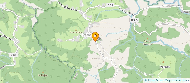 localisation de l'entreprise LE RANCH DES POSSIBLES à BETCHAT