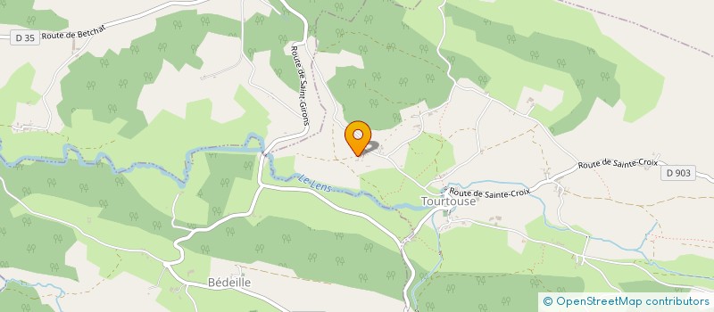 localisation de l'entreprise LE RANCH DU BONHEUR à TOURTOUSE