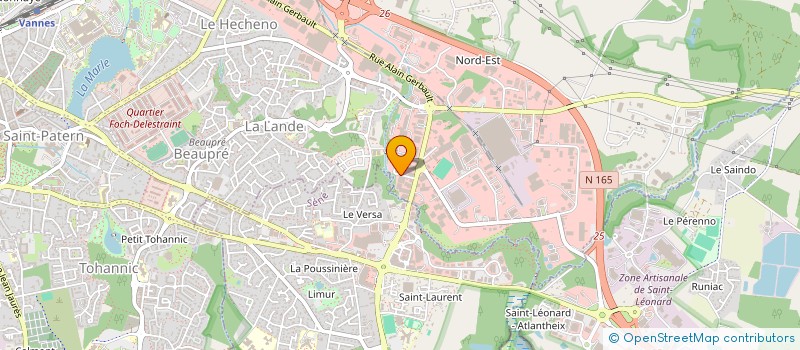 localisation de l'entreprise LE RANCH IMMOBILIER à VANNES