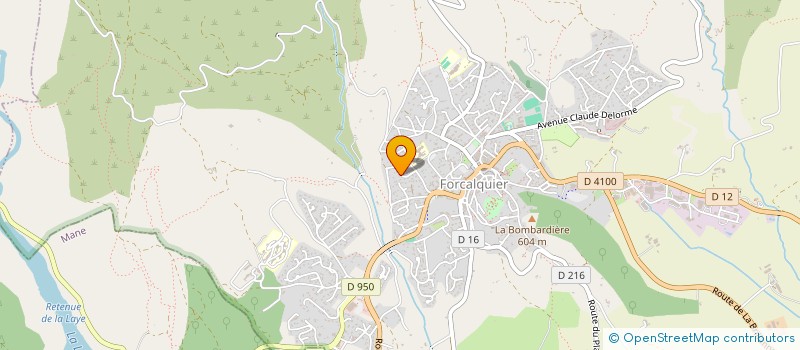 localisation de l'entreprise LE RANCURE à FORCALQUIER