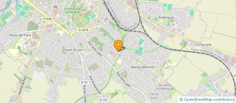 localisation de l'entreprise LE RAP'L à CAMBRAI