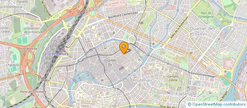 localisation de l'entreprise LE RAPHAEL à STRASBOURG