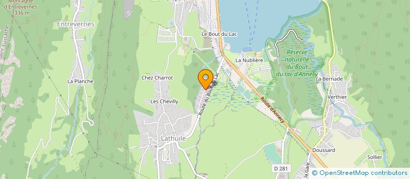 localisation de l'entreprise LE RAPHALE à VAL DE CHAISE