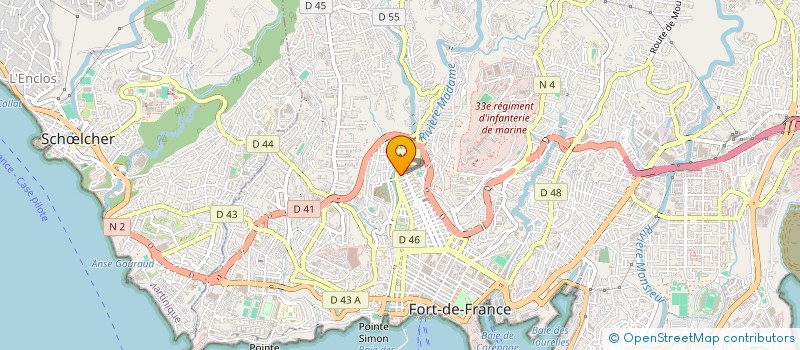 localisation de l'entreprise LE RAPIDE à FORT-DE-FRANCE