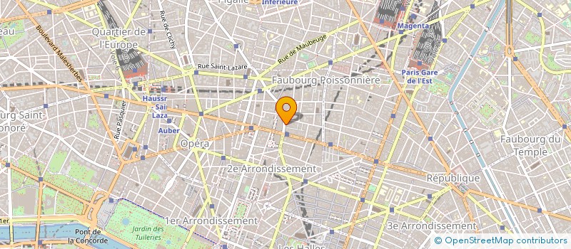 localisation de l'entreprise LE RAPIDE MONTMARTRE à PARIS