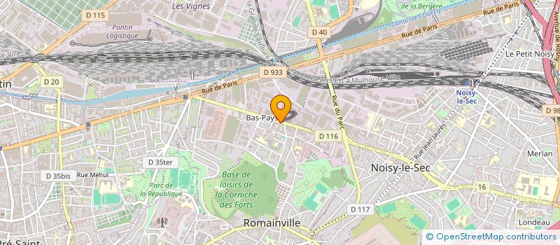 localisation de l'entreprise LE RAPIDO à ROMAINVILLE