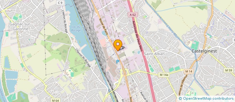 localisation de l'entreprise LE RAPIZZ  SAINT-ALBAN