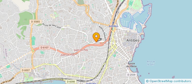 localisation de l'entreprise LE RAPPEL à ANTIBES