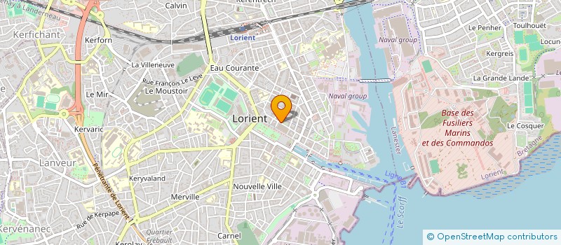 localisation de l'entreprise LE RAPPEL DU MORBIHAN à LORIENT