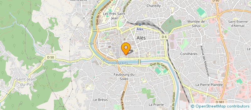 localisation de l'entreprise LE RASCASSEL à ALES