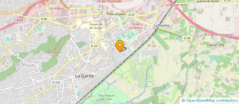 localisation de l'entreprise LE RASPAIL à LA GARDE