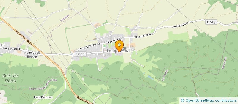 localisation de l'entreprise LE RASSEMBLEMENT DU CORDEAU  LONGECHENAL