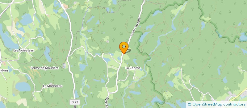 localisation de l'entreprise LE RASSEMBLEMENT EQUESTRE DES VOSGES SAONOISES  MELISEY