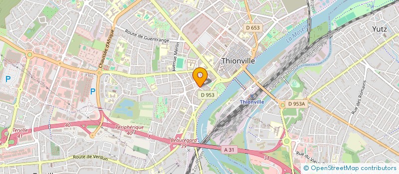 localisation de l'entreprise LE RASTENNE METROPOLE SARL  THIONVILLE
