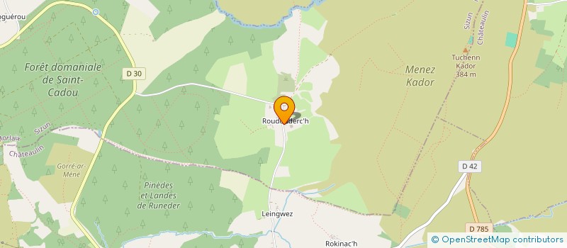 localisation de l'entreprise LE RATEL'IER  SIZUN