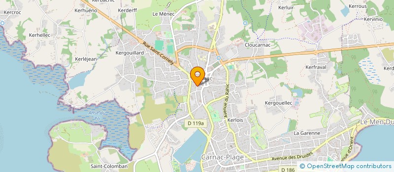 localisation de l'entreprise LE RATELIER à CARNAC