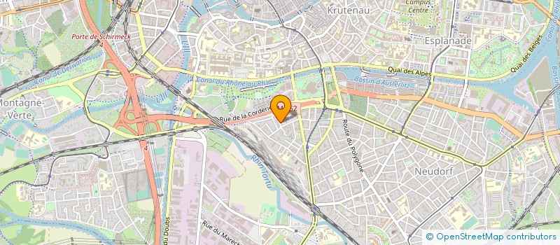 localisation de l'entreprise LE RATON LAVEUR à STRASBOURG