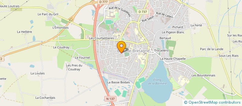 localisation de l'entreprise LE RAUCOUET  BAIN-DE-BRETAGNE