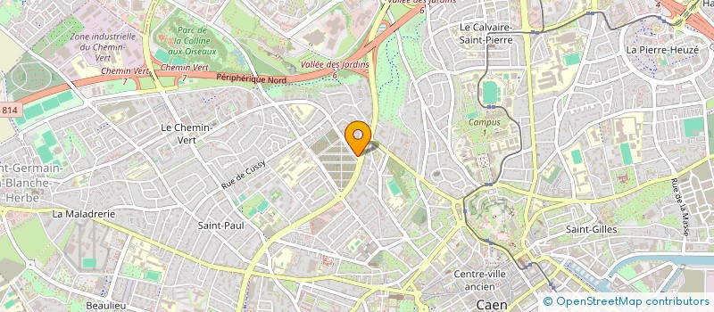localisation de l'entreprise LE RAVALLEC ROBBE à CAEN
