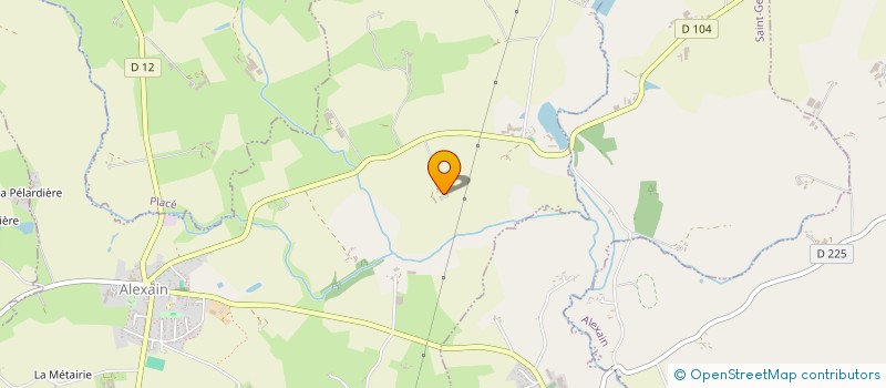 localisation de l'entreprise LE RAVAY  SAINT-JEAN-SUR-MAYENNE