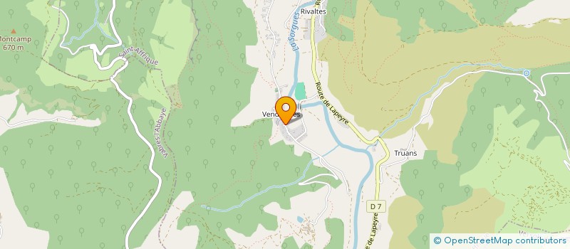 localisation de l'entreprise LE RAVIN DE LACAU  SAINT-AFFRIQUE