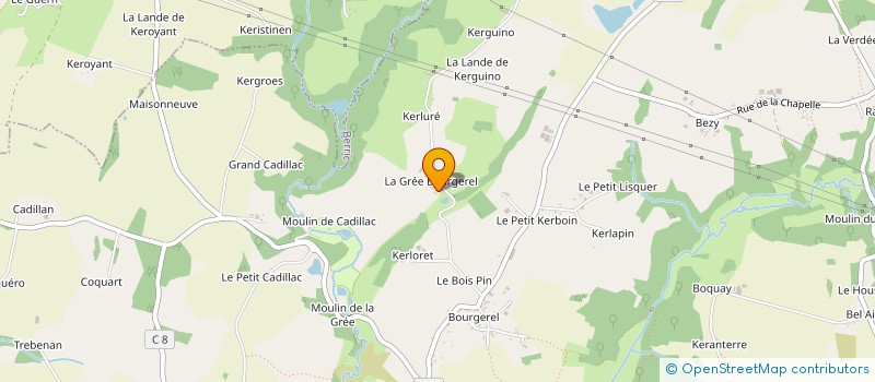 localisation de l'entreprise LE RAY à NOYAL-MUZILLAC
