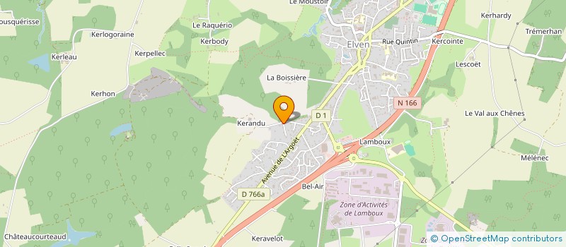 localisation de l'entreprise LE RAY BIO IMMO  ELVEN