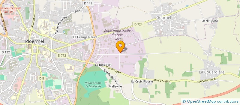 localisation de l'entreprise LE RAY TRANSPORT ET LOGISTIQUE à PLOERMEL