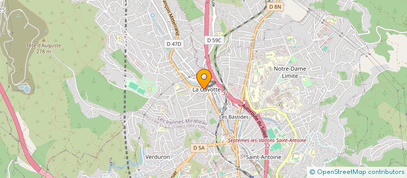 localisation de l'entreprise LE RAYON DE SOLEIL à LES PENNES-MIRABEAU