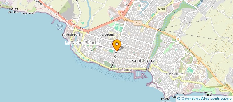 localisation de l'entreprise LE RAYON MAUVE à SAINT-PIERRE