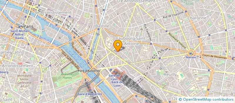 localisation de l'entreprise LE RAYON ROUGE à VINCENNES