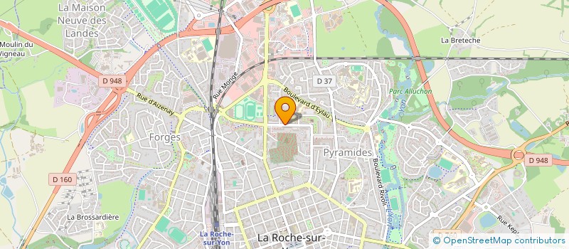 localisation de l'entreprise LE RAYON VENDEEN ORGANISATION à LA ROCHE-SUR-YON