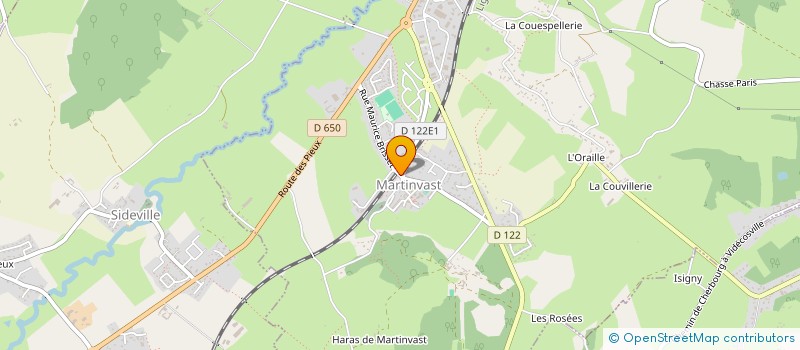 localisation de l'entreprise LE RDV BY AURORE  MARTINVAST